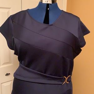 Venus navy blue 3X dress